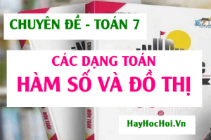 Các dạng bài tập về hàm số, đồ thị hàm số y=ax và cách giải - Toán lớp 7